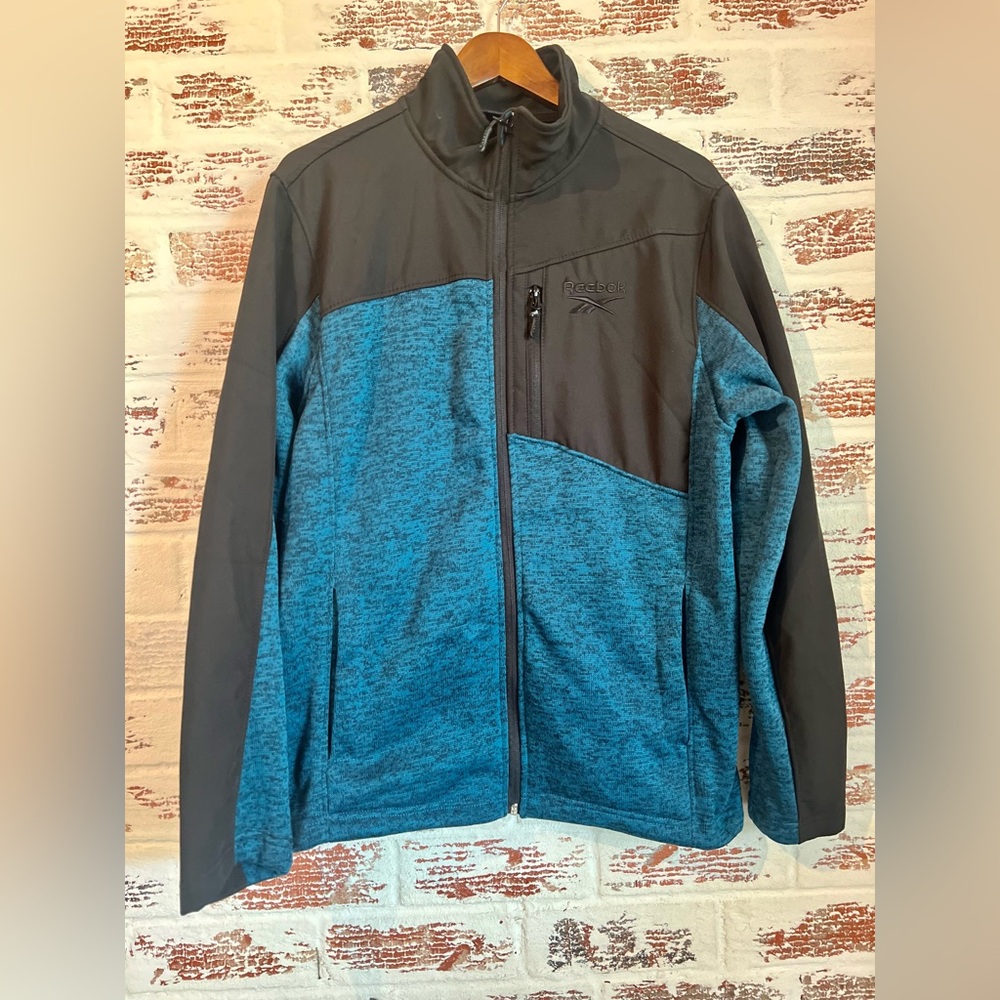 Reebok Softshell Fleece Polyester Jacket Utility … - image 2